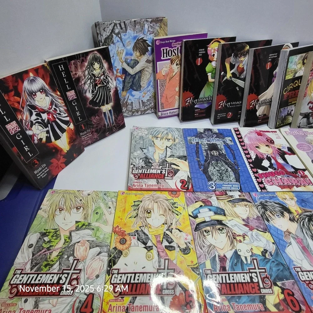 Anime Books Manga & Others Mixed Lot Of  20-Death Note,Black Butler,hell Girl & - Picture 3 of 4